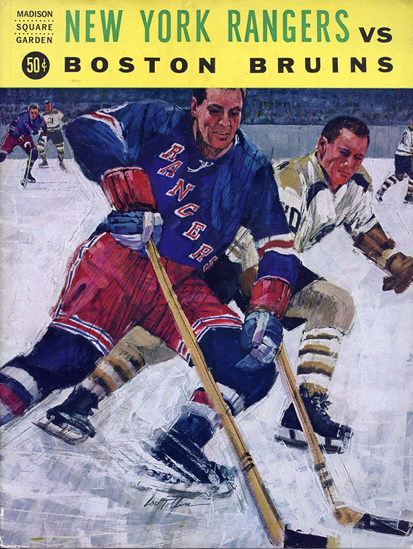 NHL Program: New York Rangers (1964-65)