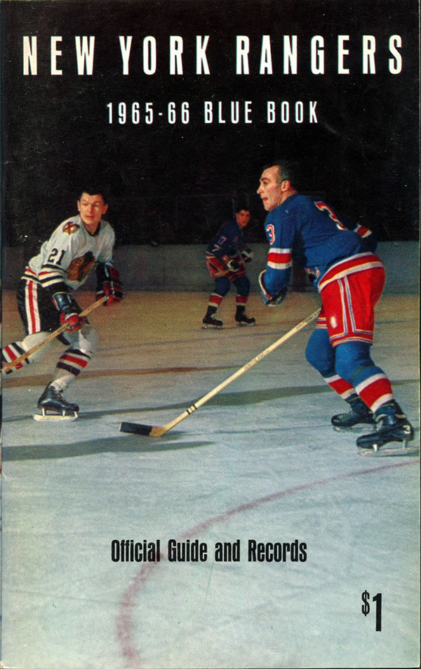 NHL Media Guide: New York Rangers (1965-66)