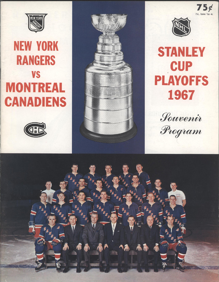 NHL Program: New York Rangers (1966-67)