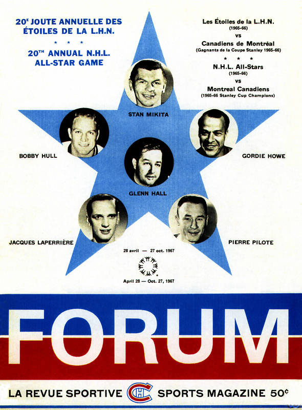 NHL Program: 1967 All-Star Game