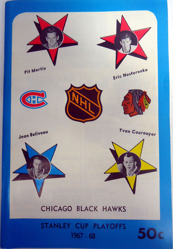 NHL Program: Chicago Black Hawks (1967-68)