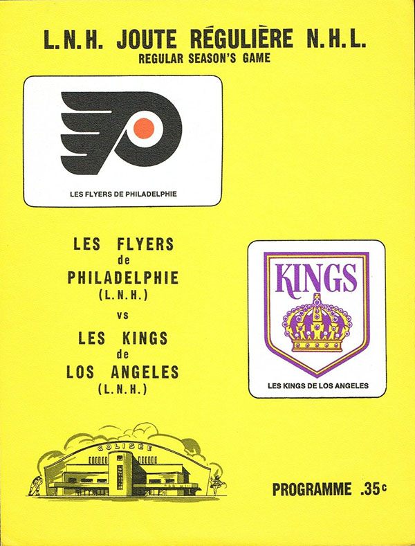 NHL Program: Philadelphia Flyers (1967-68)