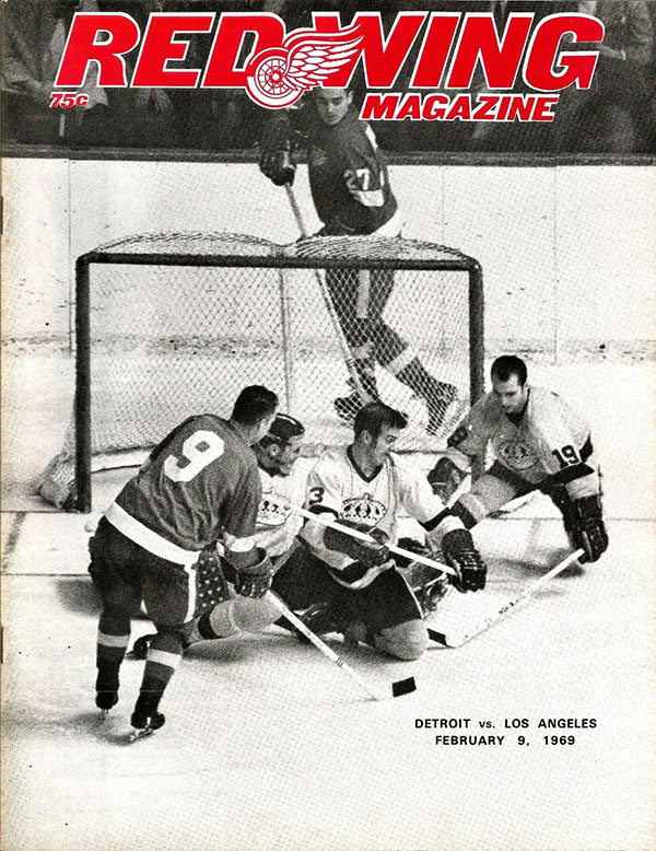 NHL Program: Detroit Red Wings (1968-69)