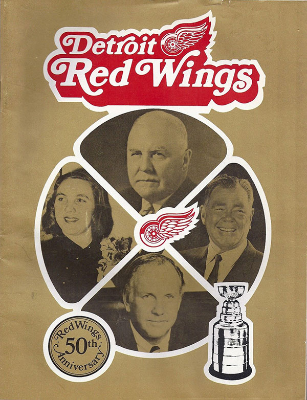 NHL Program: Detroit Red Wings (1976-77)
