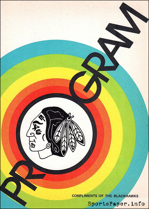 NHL Program: Chicago Black Hawks (1978-79)