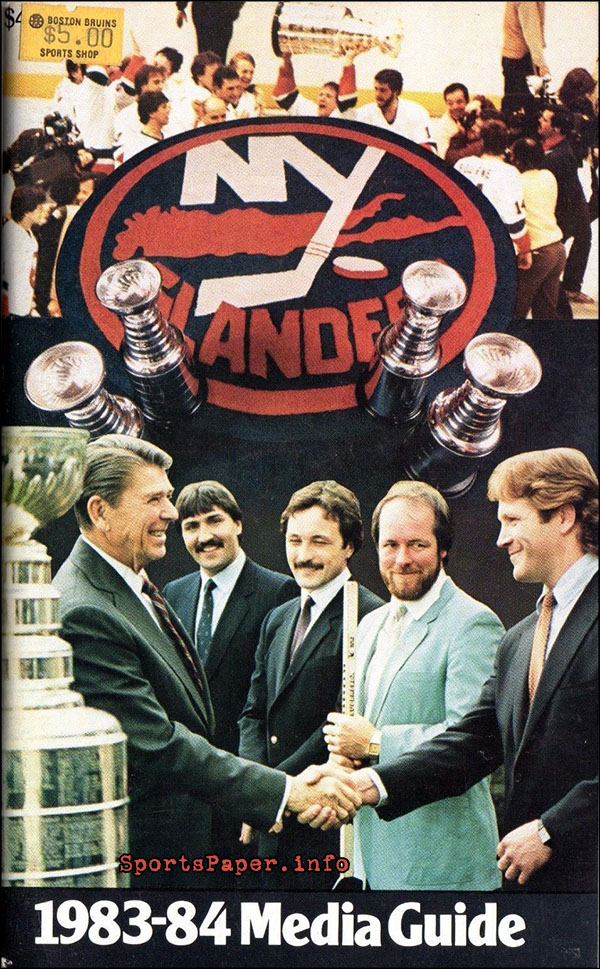 NHL Media Guide: New York Islanders (1983-84)