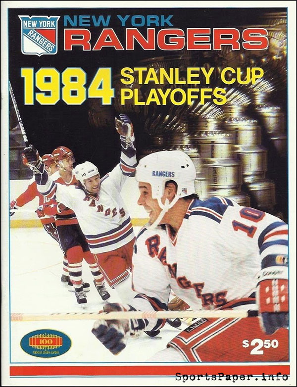 NHL Program: New York Rangers (1983-84)