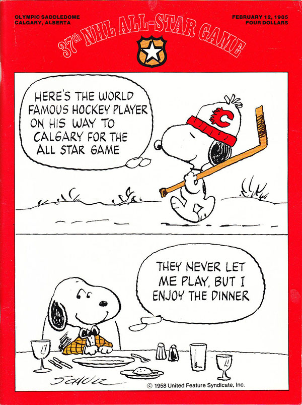 NHL Program: 1985 All-Star Game