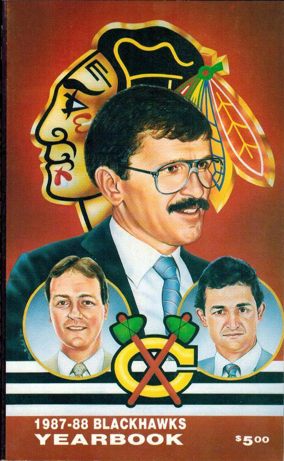 NHL Media Guide: Chicago Blackhawks (1987-88)