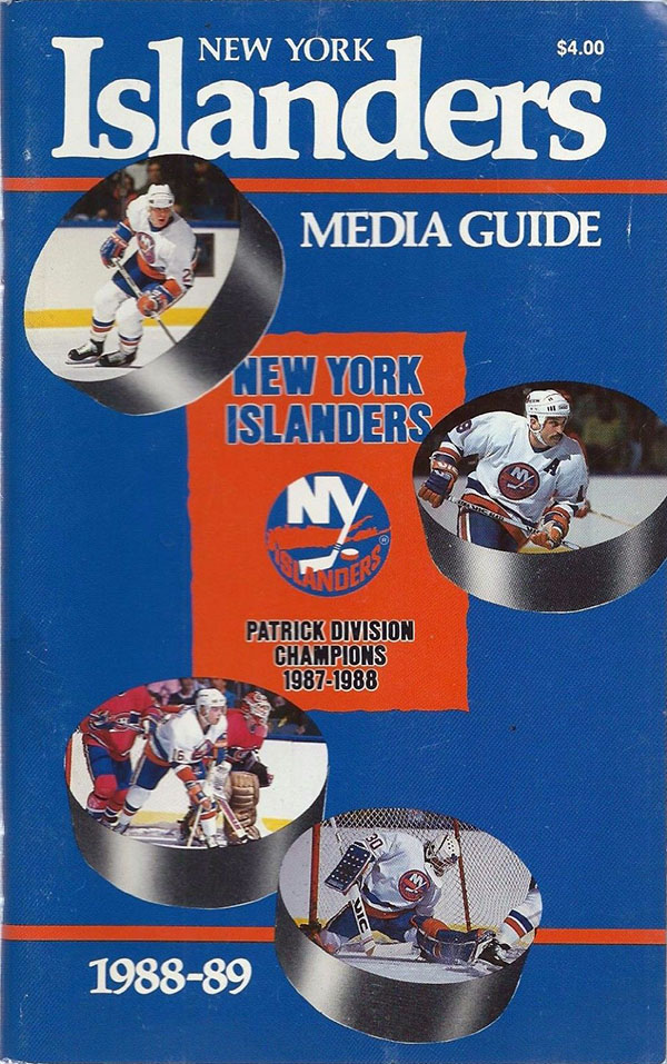NHL Media Guide: New York Islanders (1988-89)