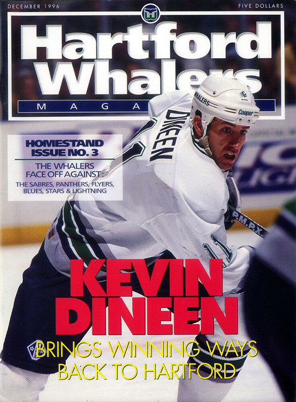 NHL Program: Hartford Whalers (1996-97)