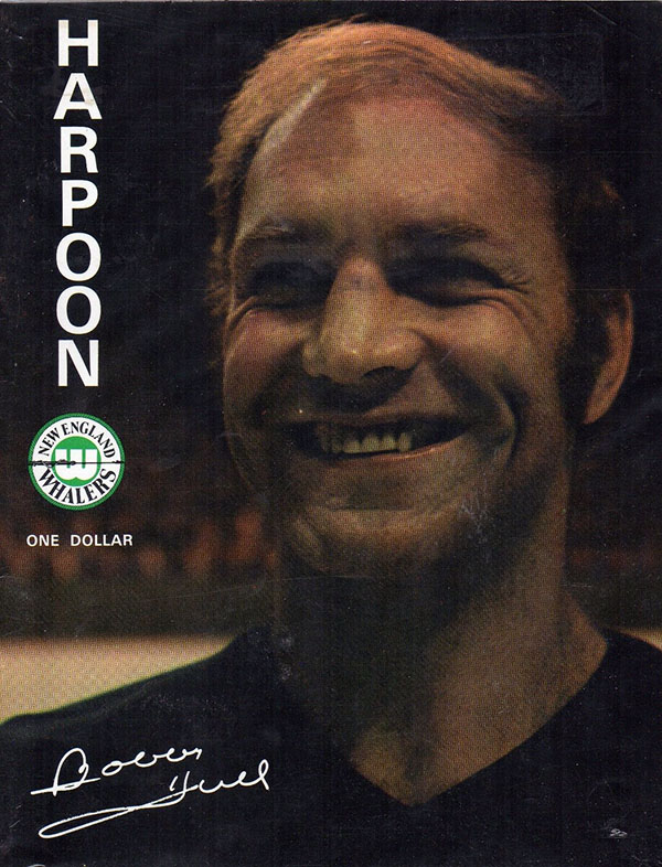 WHA Program: New England Whalers (1972-73)