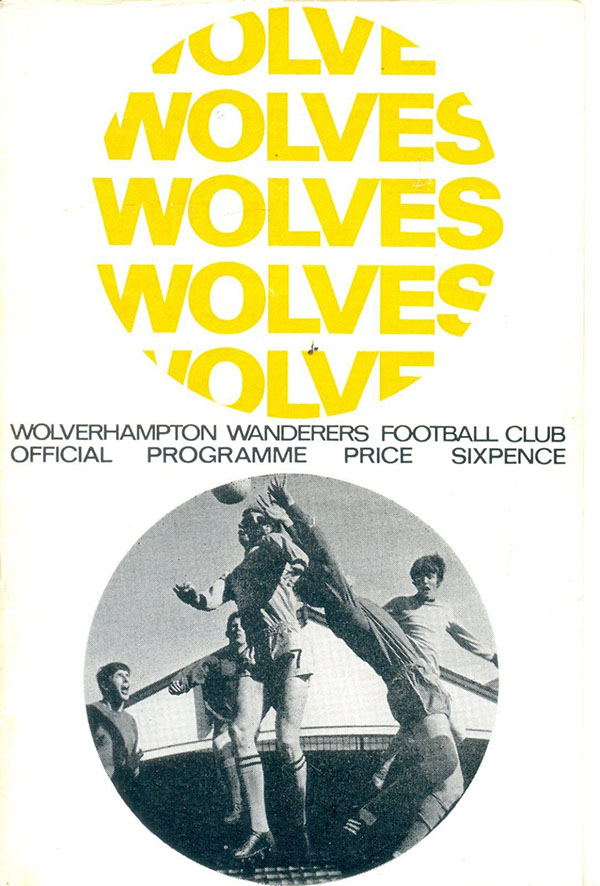 English Football Program: Wolverhampton Wanderers Home Program (1967-68)