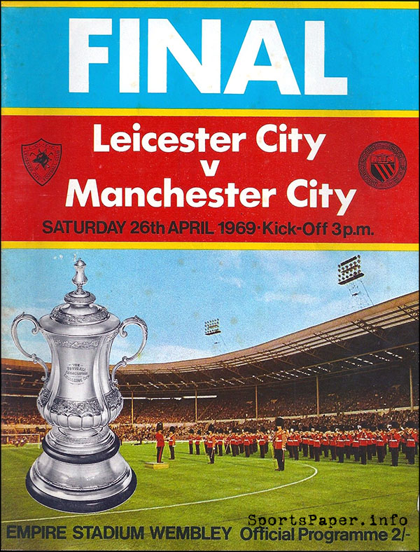English Football Program: Leicester City vs. Manchester City (April 26, 1969)