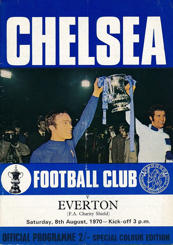 English Football Program: Chelsea vs. Everton (August 8, 1970)