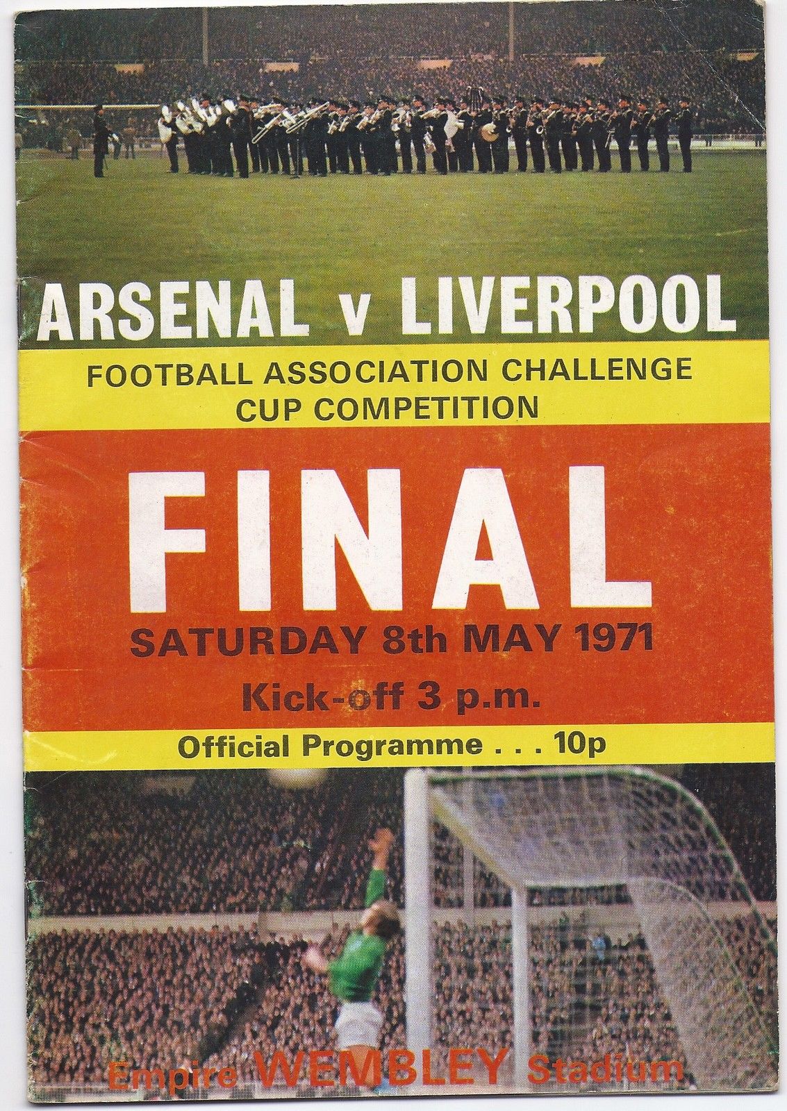 English Football Program: Liverpool vs. Arsenal (May 8, 1971)