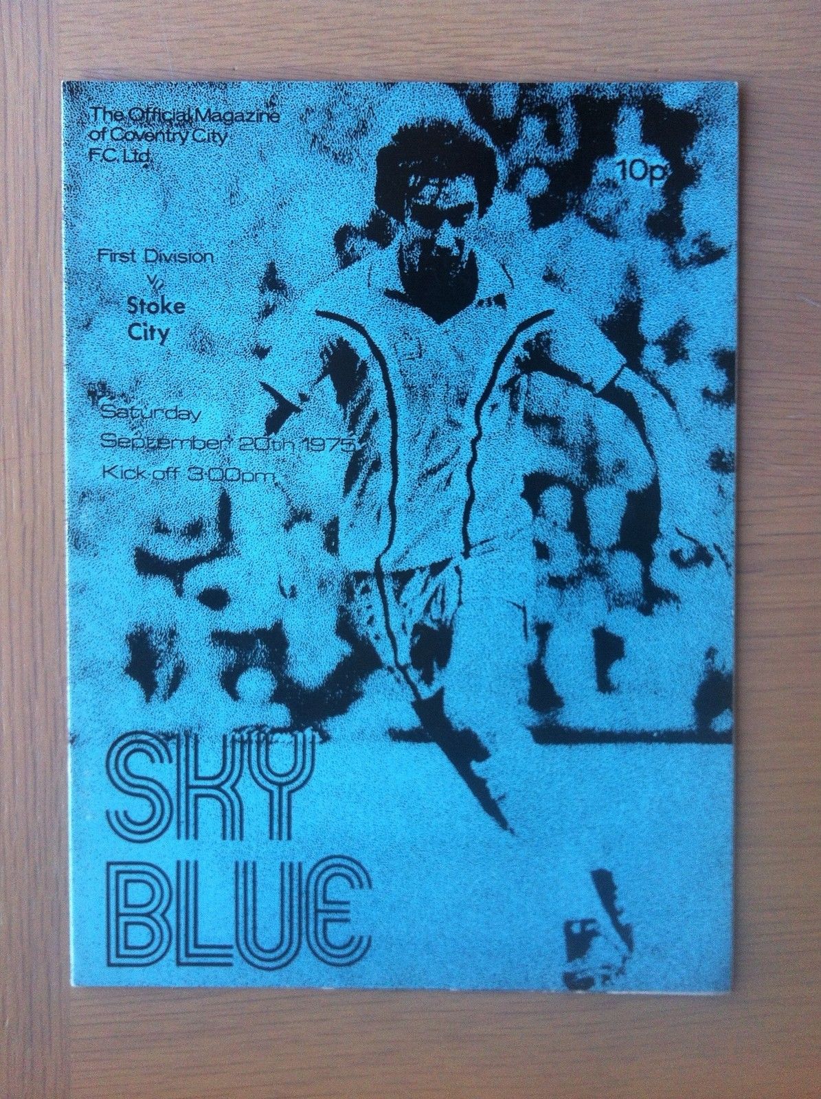 English Football Program: Coventry City vs. Stoke City (September 20, 1975)