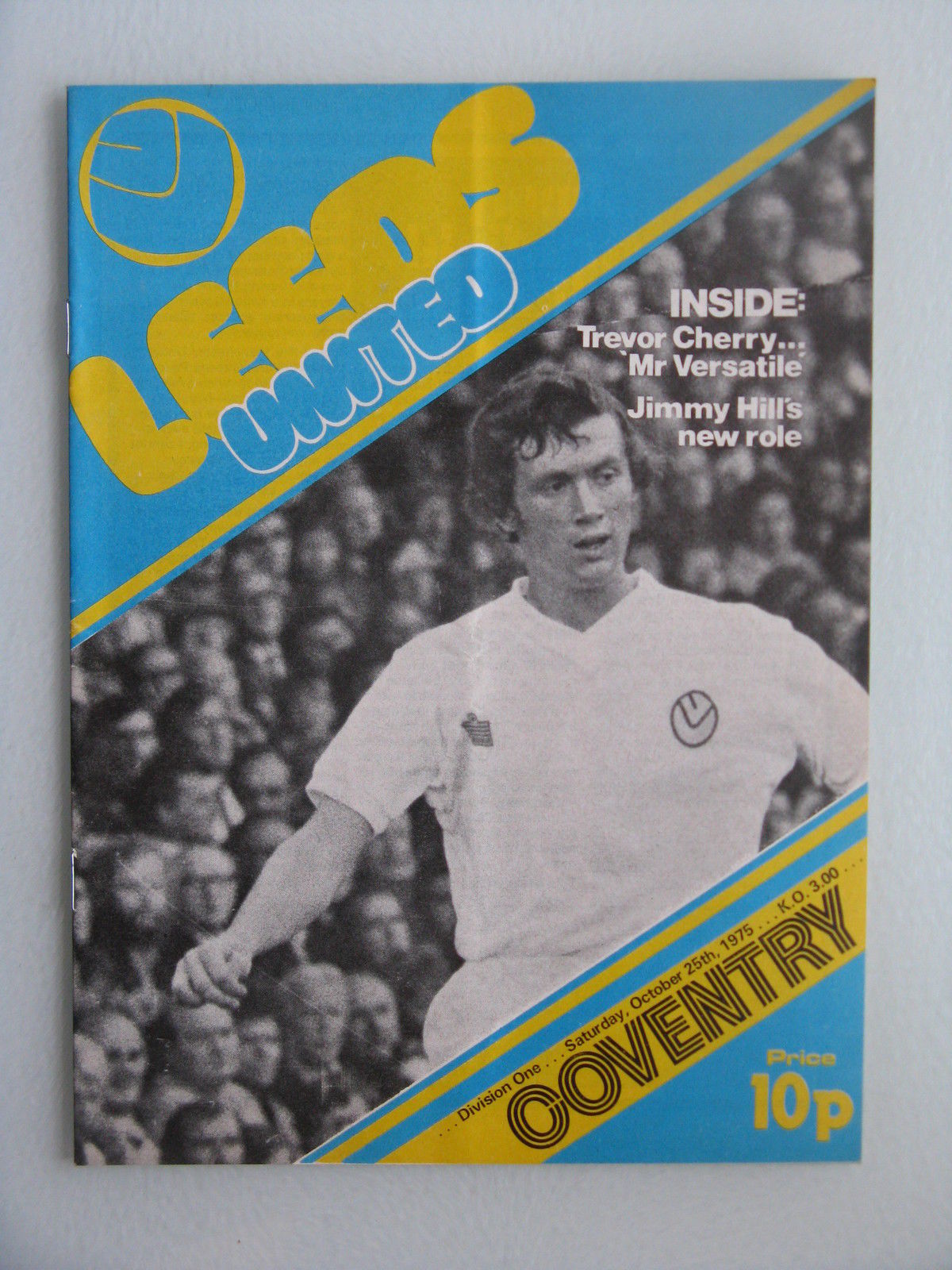English Football Program: Leeds United vs. Coventry City (October 25, 1975)