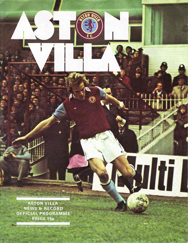 English Football Program: Aston Villa vs. Southampton (January 7, 1976)
