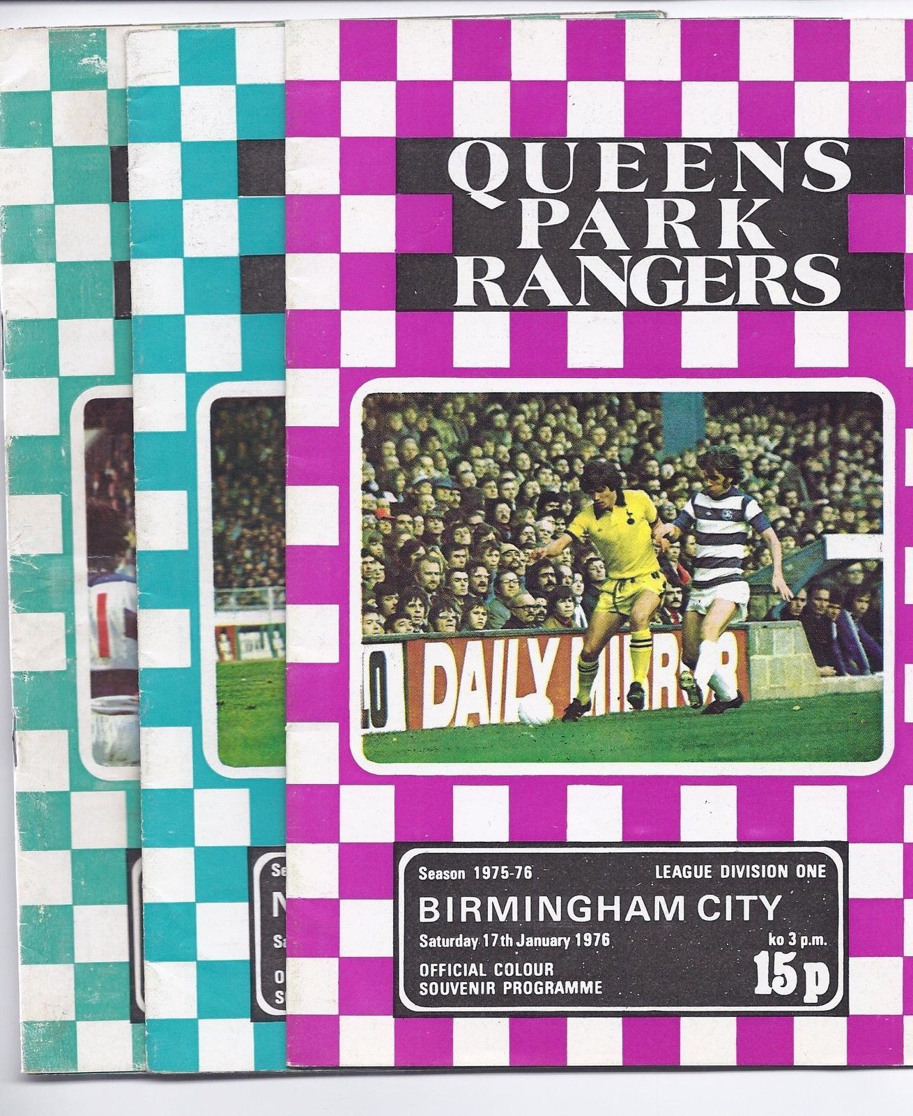 English Football Program: Queens Park Rangers vs. Birmingham City (January 17, 1976)