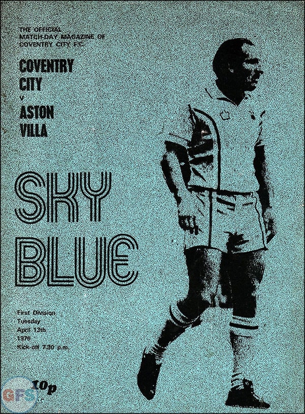 English Football Program: Coventry City vs. Aston Villa (April 13, 1976)