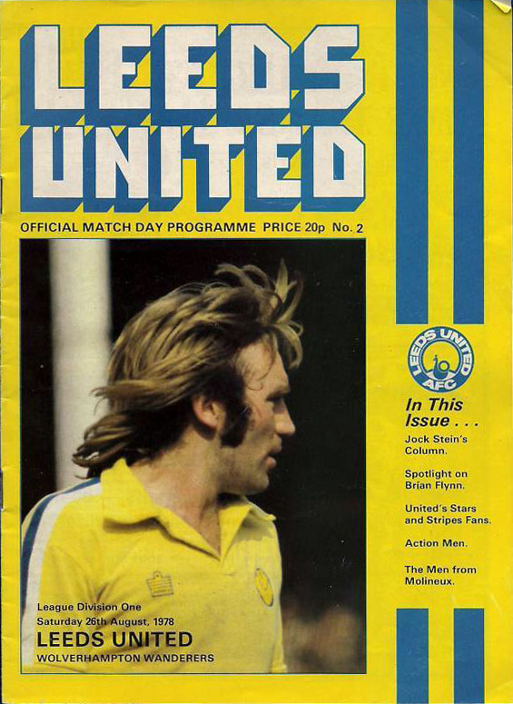English Football Program: Leeds United vs. Wolverhampton Wanderers (August 26, 1978)