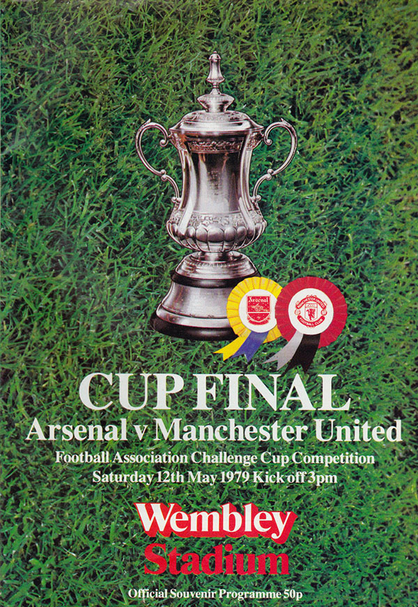 English Football Program: Arsenal vs. Manchester United (May 12, 1979)