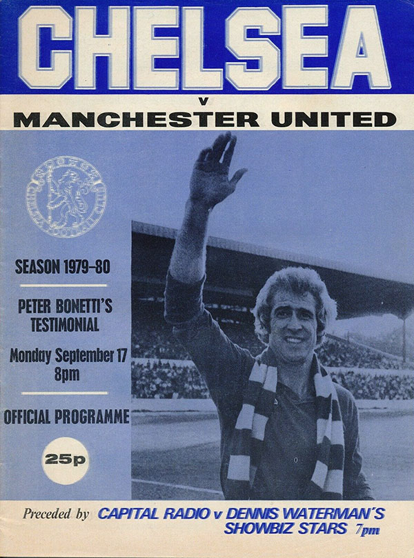 English Football Program: Chelsea vs. Manchester United (September 17, 1979)