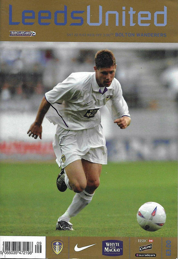 LEEDS UNITED VS. BOLTON WANDERERS (NOVEMBER 22, 2003)