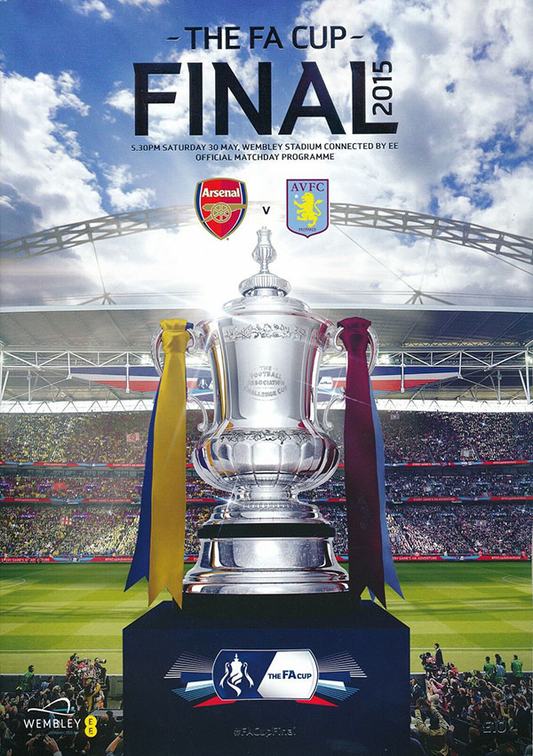 English Football Program: Arsenal vs. Aston Villa (May 30, 2015)