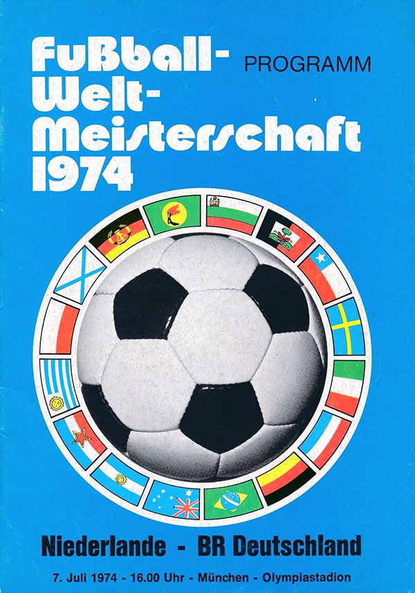 World Cup Program: Netherlands vs. West Germany (July 7, 1974)